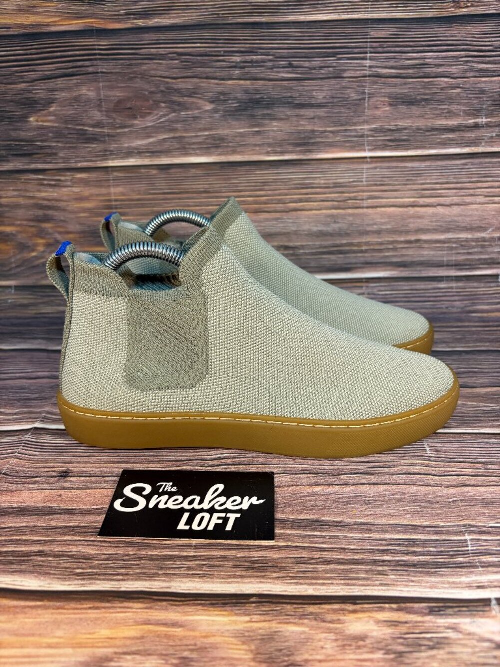 Rothy's The Chelsea Boots Light Sage Green Women's Slip On Size 8